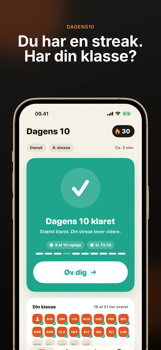Du har en streak. Har din klasse?